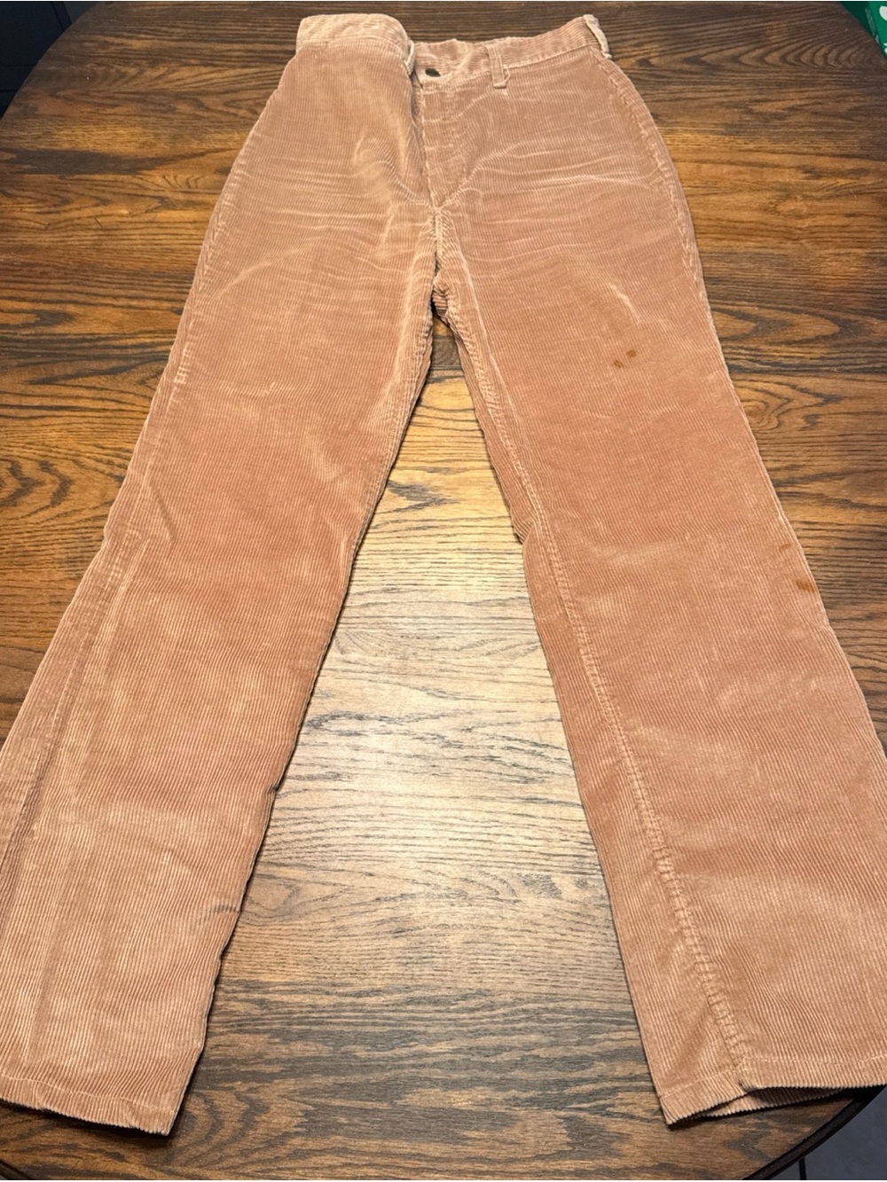 Vintage Retro Wrangler Student Fit Junior 15 Corduroy Pants Size 29x32 Brown